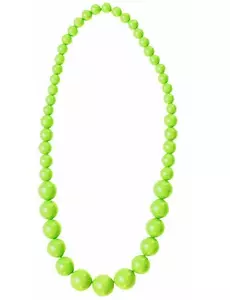 Grote groene kralen ketting voor volwassenen