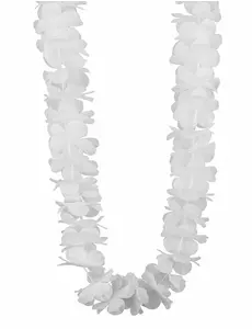 Witte Hawaiiaanse ketting