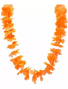 Oranje Hawaii ketting