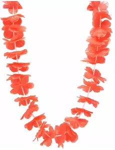 Collier hawaï rouge