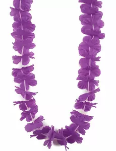Collier Hawaï violet