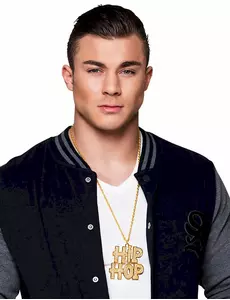 Collier Hip Hop doré adulte