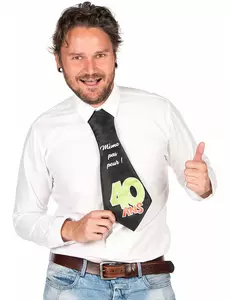 Humoristische 40 jaar stropdas