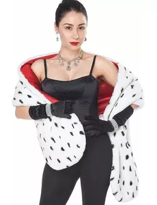 Echarpe en faux dalmatien adulte