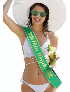 Echarpe Miss Mojito verte vrouw