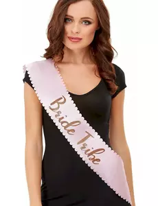 Écharpe rose adulte Bride Tribe EVJF