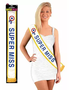 Blauwe sjerp Super miss