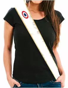Blanco driekleurige sjaal