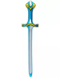 Epée gonflable bleue 77 cm
