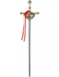 Plastic musketier zwaard 58cm