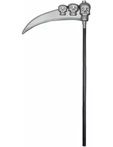 Faux en plastique crâne 103 cm