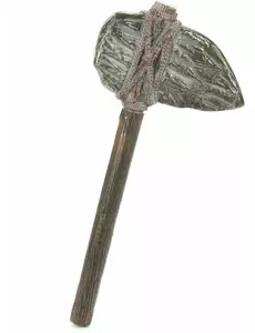 Hache préhistorique 56 cm en plastique