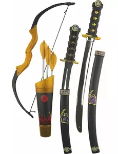 Kit accessoires armes et arc ninja enfant