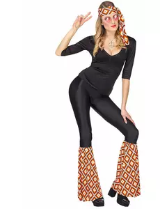 Kit bandeau et jambières années 70 losanges