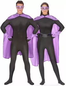 Kit super héros violet adulte