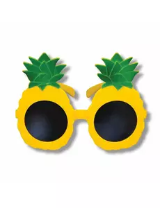 Lunettes ananas jaunes adulte