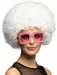 Lunettes bling bling rose