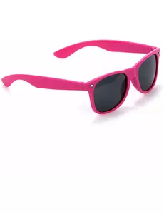 Fluo roze blues zonnebril voor volwassenen