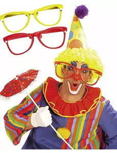 Lunettes de clown géantes adulte