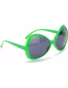 Lunettes disco adulte verte