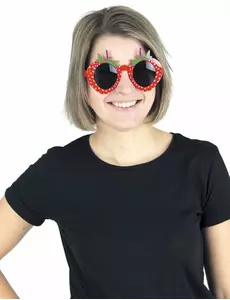Lunettes fraise adulte