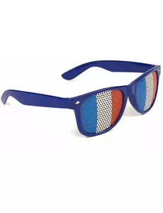Lunettes supporter avec drapeau France adulte