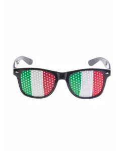 Lunettes supporter drapeau Italie