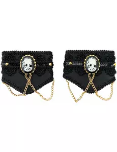 Manchettes gothiques noires