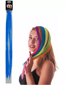 Mèche bleue à clipser pour cheveux