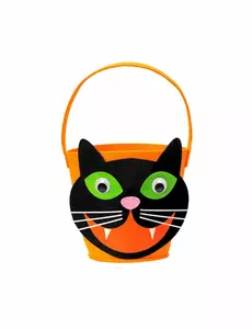 Kattenkopmand in zwart en oranje