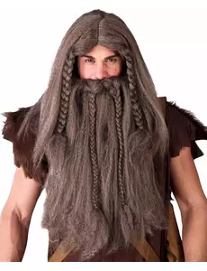 Perruque barbare viking homme