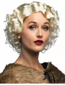 Perruque blonde platinefemme