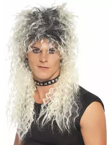 Perruque blonde punk adulte