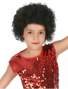 Perruque afro noire enfant