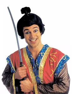 Perruque courte samouraïhomme