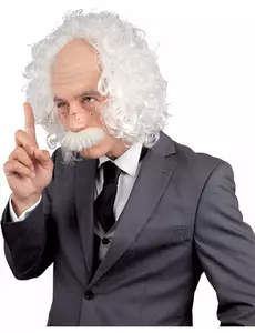 Einstein pruik voor mannen