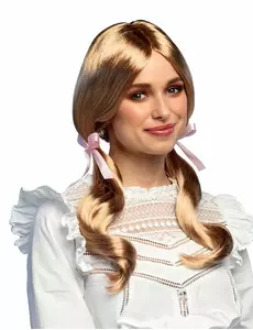 Blonde schoolmeisjes pruik
