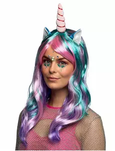 Perruque longue licorne des rêves femme