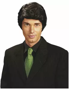 Perruque noire homme