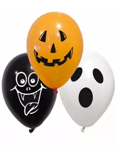 10 latex spooky Halloween ballonnen