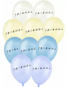 10 latex ballonnen Friends™ 25x32cm
