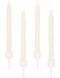 10 fosforescerende kaarsen 6 cm