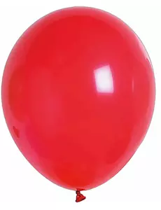 100 Ballons rouges métallisés 29 cm