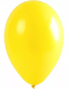 12 Ballons jaunes 28 cm