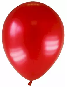 12 gemetalliseerde donkerrode ballonnen
