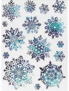 15 sneeuwvlokken raamdecoraties
