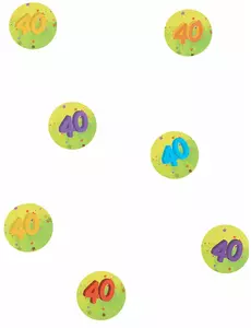 150 tafel confetti 40 jaar