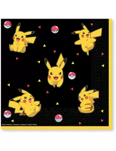 16 Pokemon Pikachu™ papieren servetten 33 x 33 cm