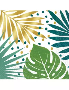 16 serviettes en papier Tropical Chic 33 x 33 cm