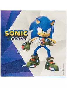 16 Serviettes Sonic Prime 33x33 cm